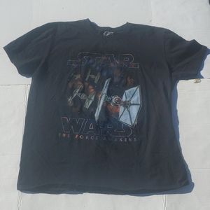 Black XL Star Wars The Force Awakens Novelty Tee